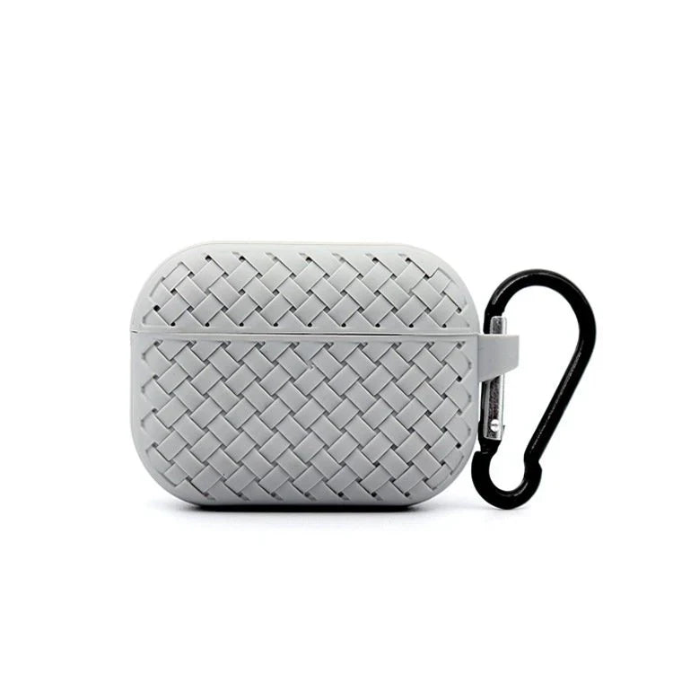 Wave pattern silicone case for AirPods Pro 2nd generation, AirPods Pro 2nd generation cover with hanging clip, protect your AirPods with style